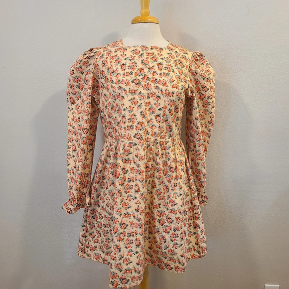 Batsheva x Laura Ashley Crosby Rose Floral Mini Dress - Picture 4 of 10